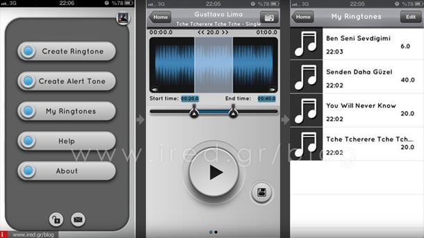 ired iphone ringtones apps 04 th