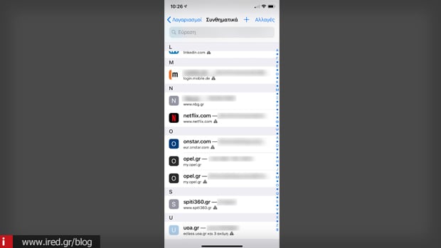 iphone συνθηματικά