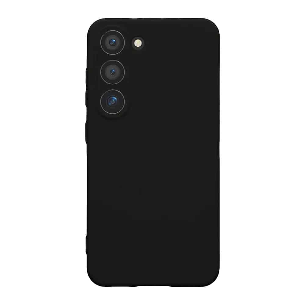 SILICONE CASE SHOPRANO SAMSUNG GALAXY S23 PLUS BLACK