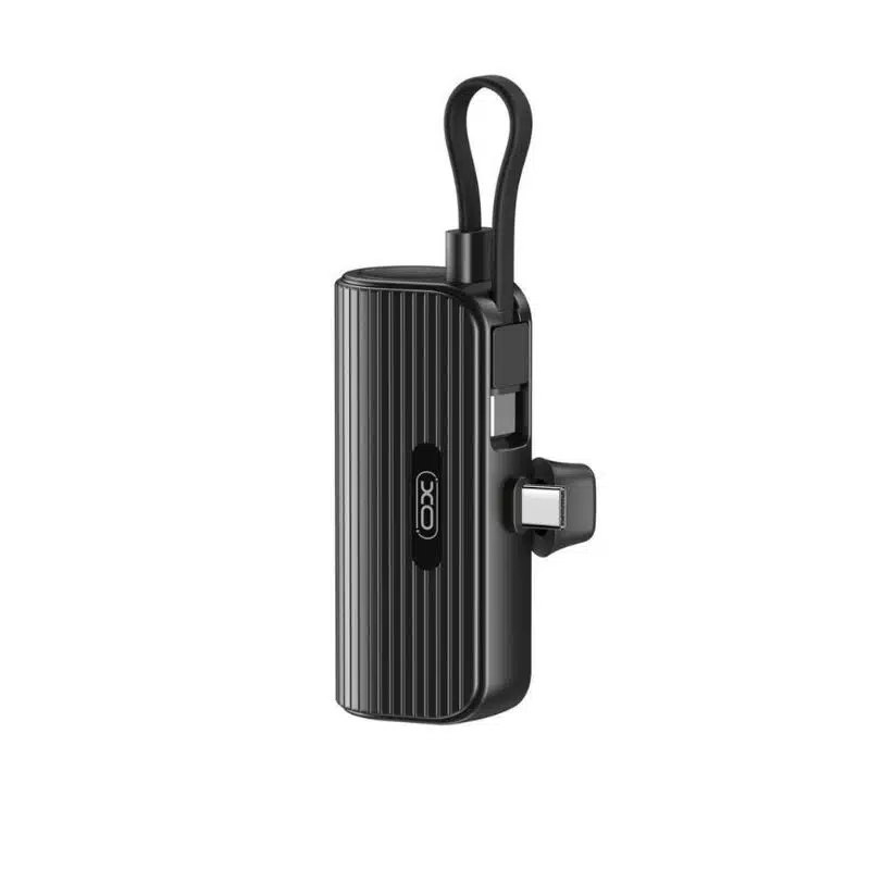 XO PR220L POWER BANK 5000 MAH LIGHTNING MINI BUILT-IN-CABLE