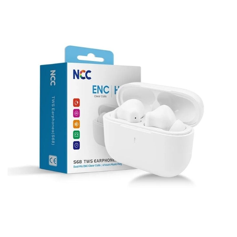 NCC S68 - TWS DUAL MIC ENC EARPHONES