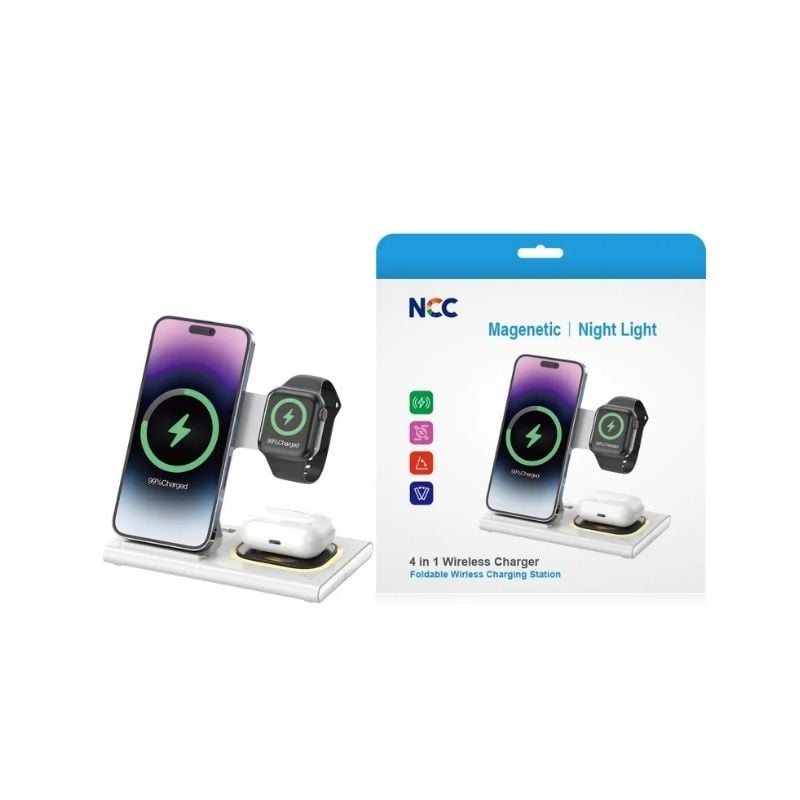 NCC W30 - 4 IN 1 FOLDABLE WIRELESS CHARGER