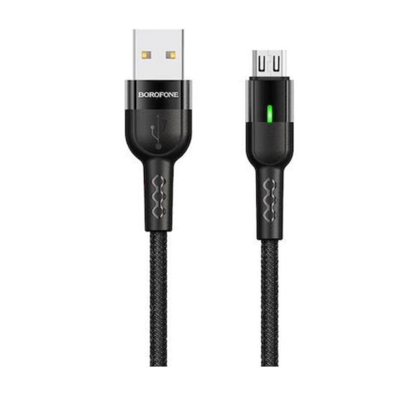 BOROFONE BU17 - STARLIGHT SMART CHARGING DATA CABLE MICRO