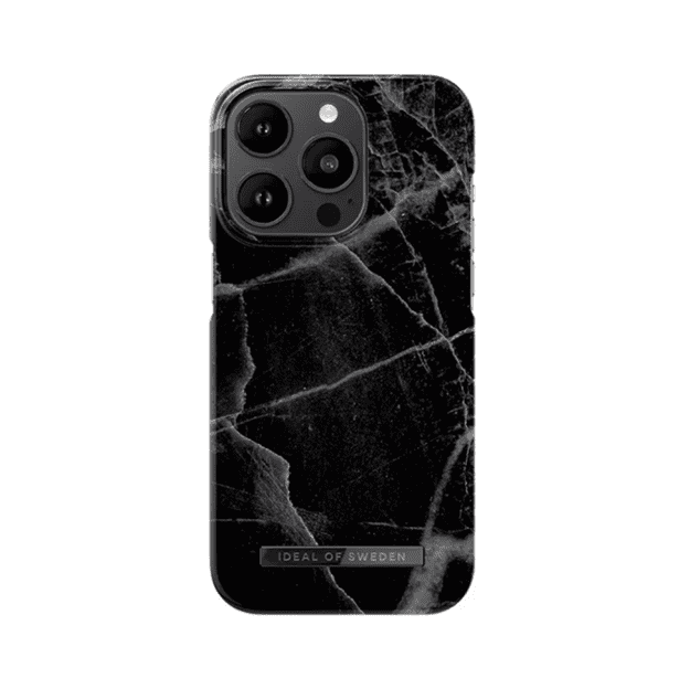 IDEAL OF SWEDEN FASHION CASE BLACK THUNDER MARBLE - IPHONE 14 PRO