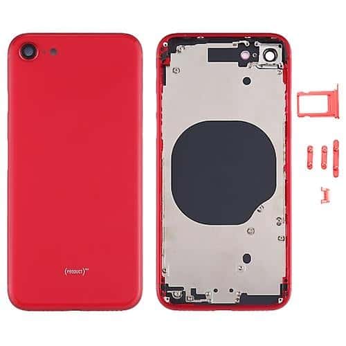 MIDDLE FRAME & BATTERY DOOR WITH SIDE KEYS - IPHONE SE 2020
