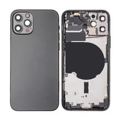 MIDDLE FRAME & BATTERY DOOR WITH SIDE KEYS & MAGNETS - IPHONE 12 PRO MAX