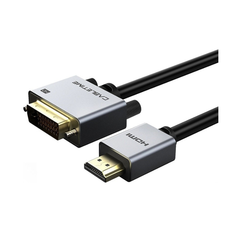 CABLETIME PREMIUM CABLE HDMI TO DVI 24+1 1M