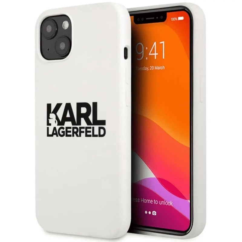 KARL LAGERFELD STACK LOGO COLLECTION HARD CASE - IPHONE 13