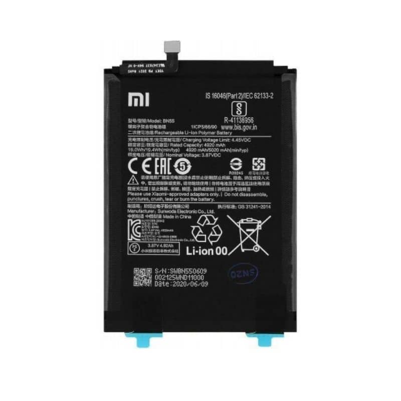 BATTERY - XIAOMI REDMI NOTE 9S (BN55)
