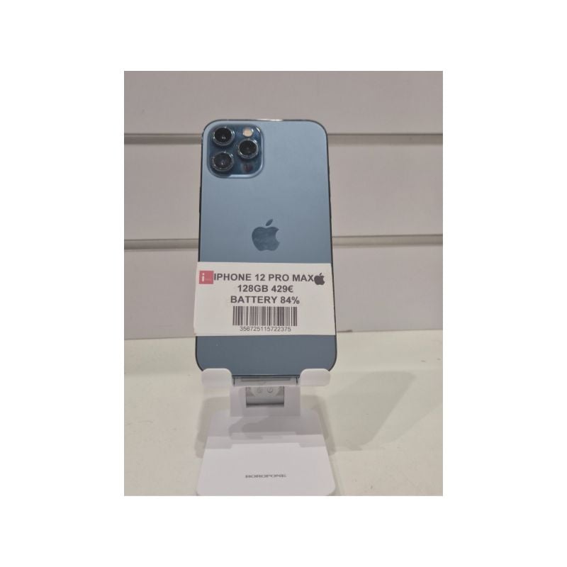 IPHONE 12-PRO-MAX 128GB PACIFIC BLUE ΜΕΤΑΧΕΙΡΙΣΜΕΝΟ