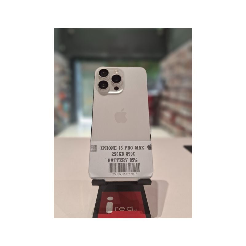 IPHONE 15-PRO-MAX 256GB NATURAL TITANIUM ΜΕΤΑΧΕΙΡΙΣΜΕΝΟ