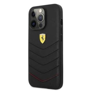 FERRARI OFF TRACK QUILTED LEATHER CASE - IPHONE 13 PRO MAX