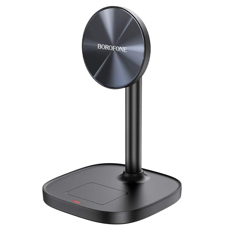 BOROFONE BQ15 - PROBE  2 IN 1 MAGNETIC HOLDER WITH WIRELESS CHARGING