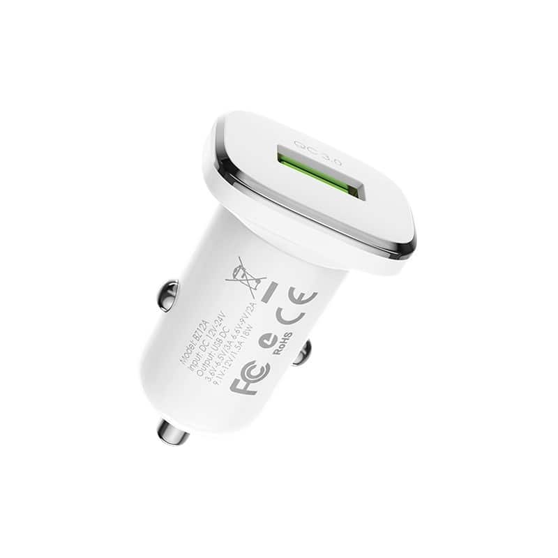 BOROFONE BZ12A - LASTING POWER QC3.0 IN CAR CHARGER