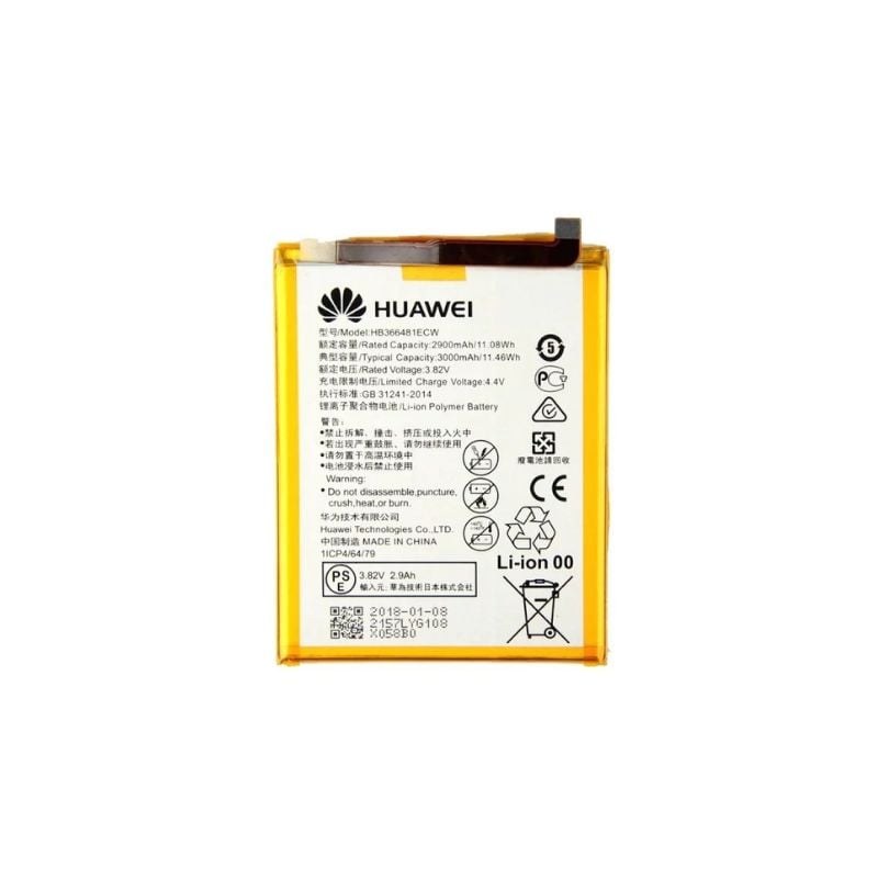 BATTERY HB366481ECW - HUAWEI P SMART/P9/P8,P9,P10,P20 LITE/Y6 2018/ HONOR 9 LITE