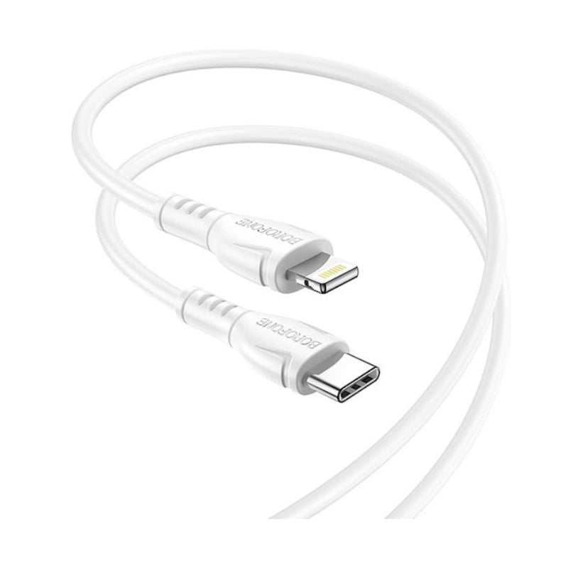 BOROFONE BX19 - BENEFIT CHARGING CABLE TYPE C TO LIGHTNING 3M