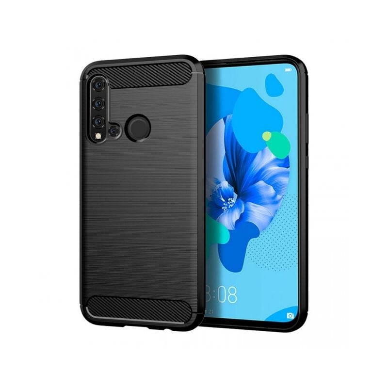 CARBON FLEXIBLE CASE SHOPRANO - HUAWEI P20 LITE 2019