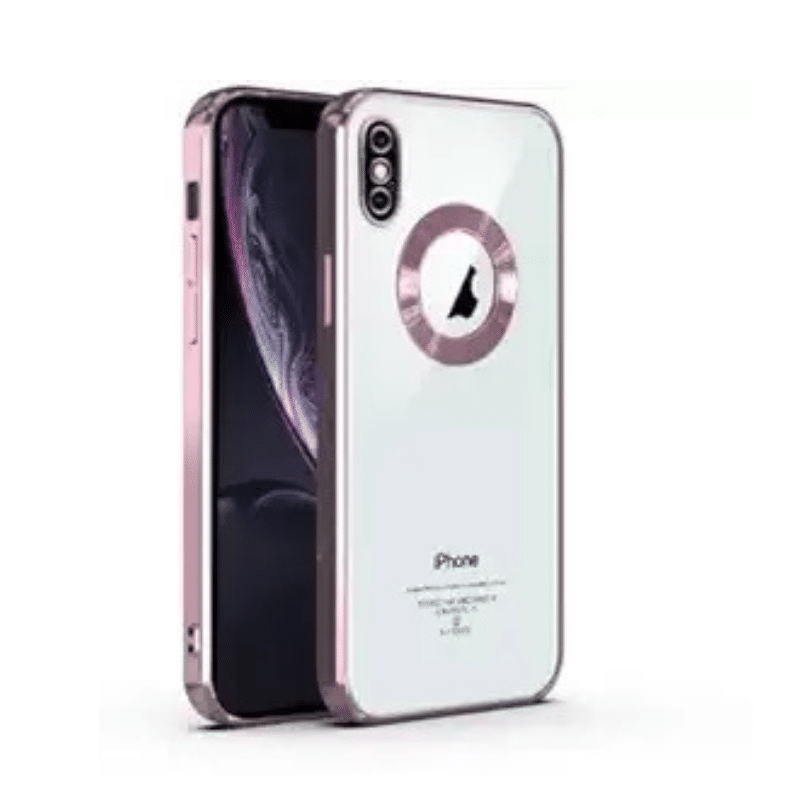 CHROME PLATED WITH LOGO HOLE CASE SHOPRANO - IPHONE X / XS