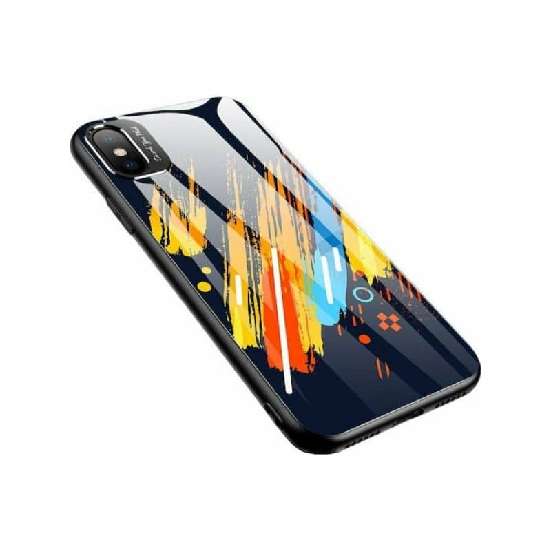COLOR GLASS CASE 5 SHOPRANO - IPHONE X / XS