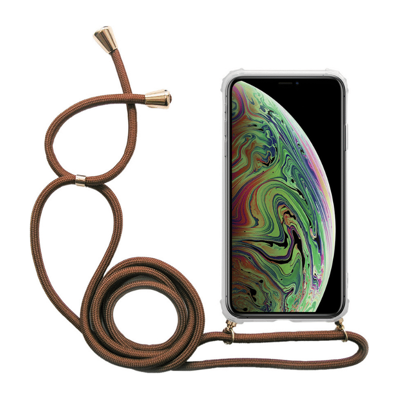 CROSSBODY INOS SHOCKPROOF CASE NUDE - IPHONE X / XS