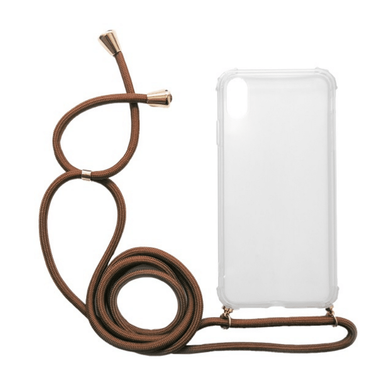 CROSSBODY INOS SHOCKPROOF CASE NUDE - IPHONE XR
