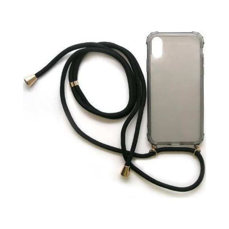 CROSSBODY INOS SHOCKPROOF CASE SMOKE - IPHONE XS MAX