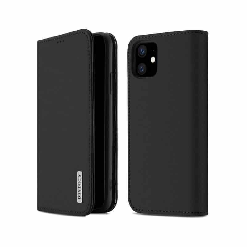 DUX DUCIS WISH LEATHER BOOKCASE - IPHONE 12 MINI