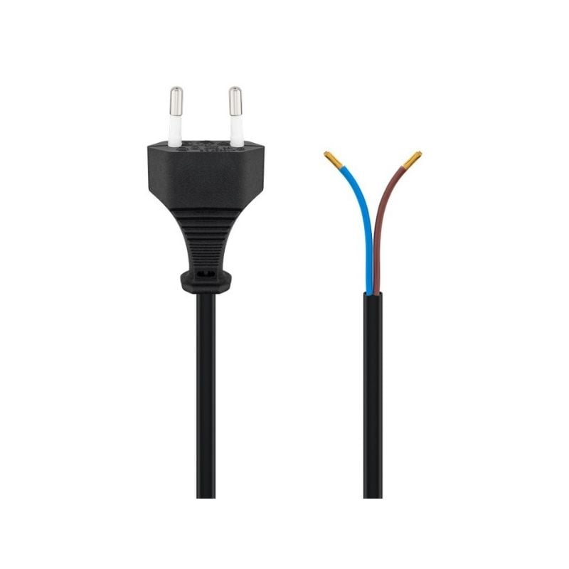GOOBAY POWER CABLE 2X0.75MM, 1.5m