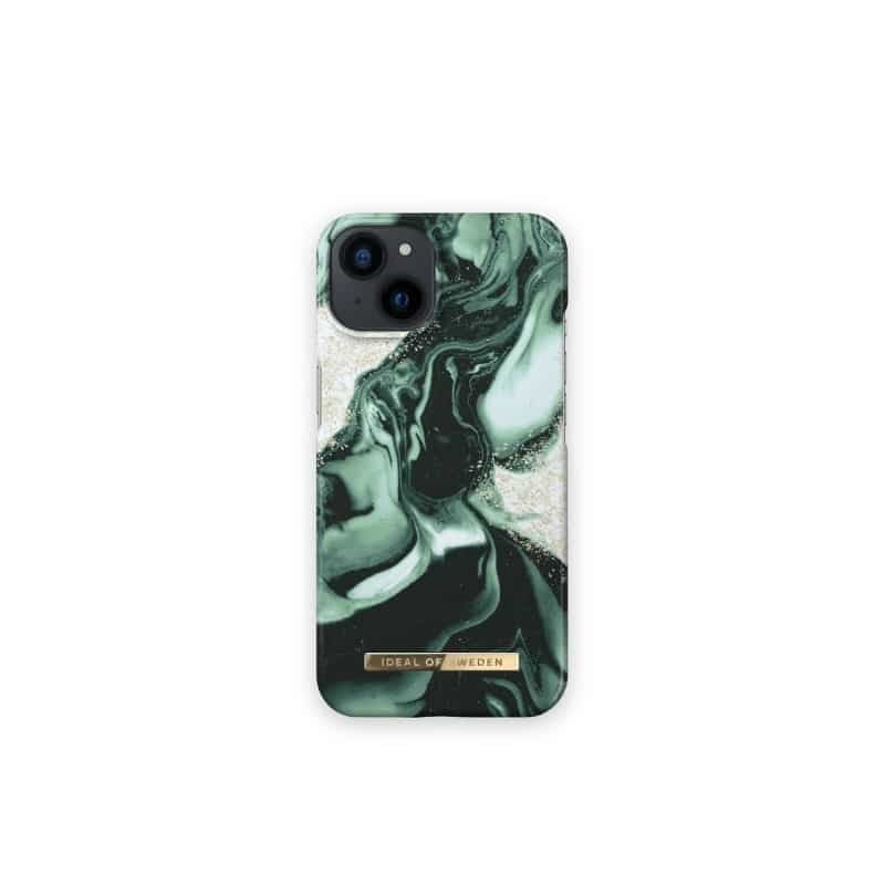 IDEAL OF SWEDEN FASHION CASE GOLDEN OLIVE MARBLE - IPHONE 14