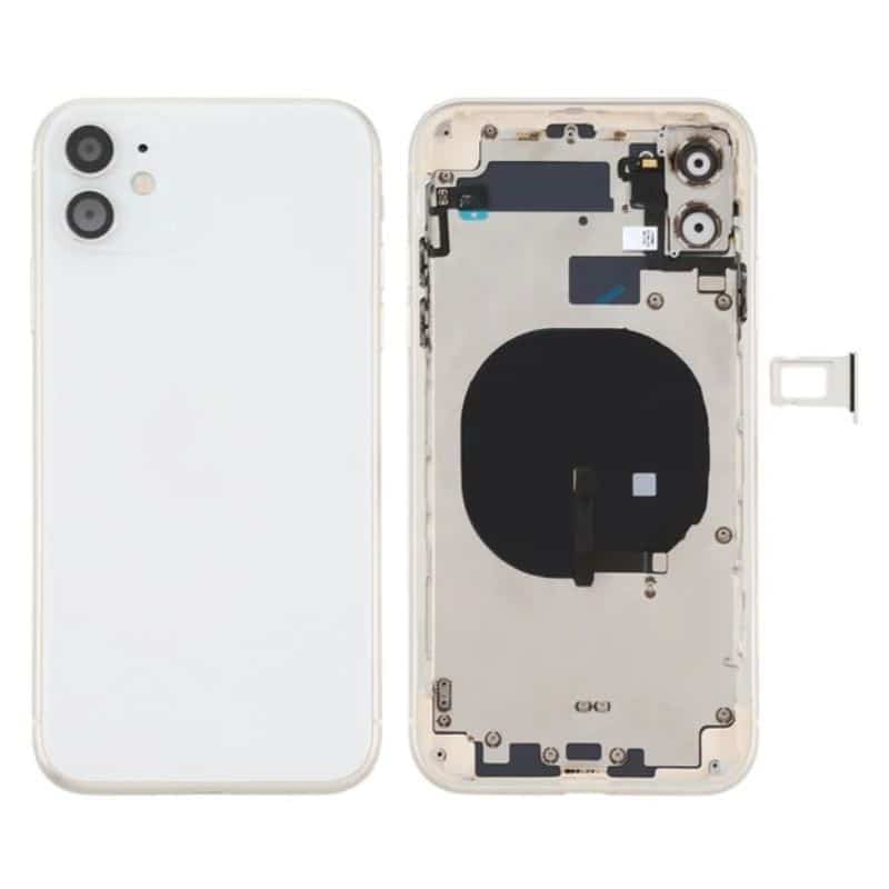 MIDDLE FRAME & BATTERY DOOR WITH SIDE KEYS - IPHONE 11