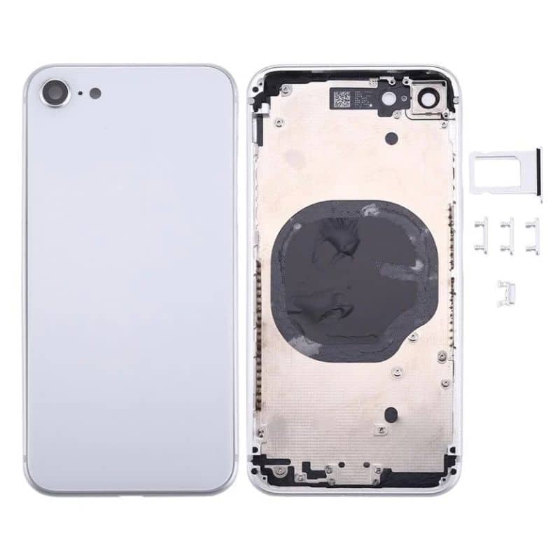 MIDDLE FRAME & BATTERY DOOR WITH SIDE KEYS - IPHONE 8