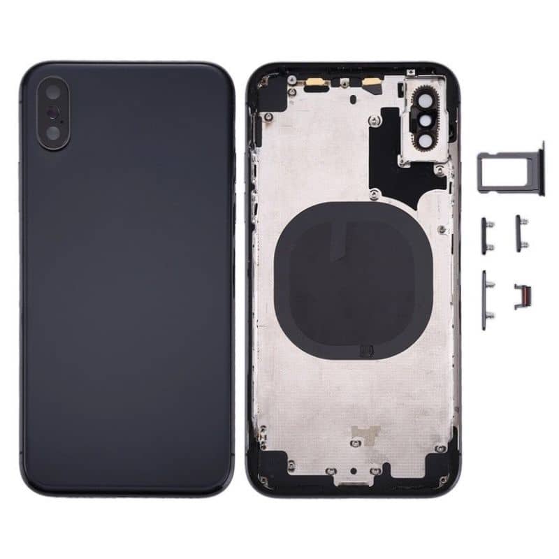MIDDLE FRAME & BATTERY DOOR WITH SIDE KEYS - IPHONE XS MAX