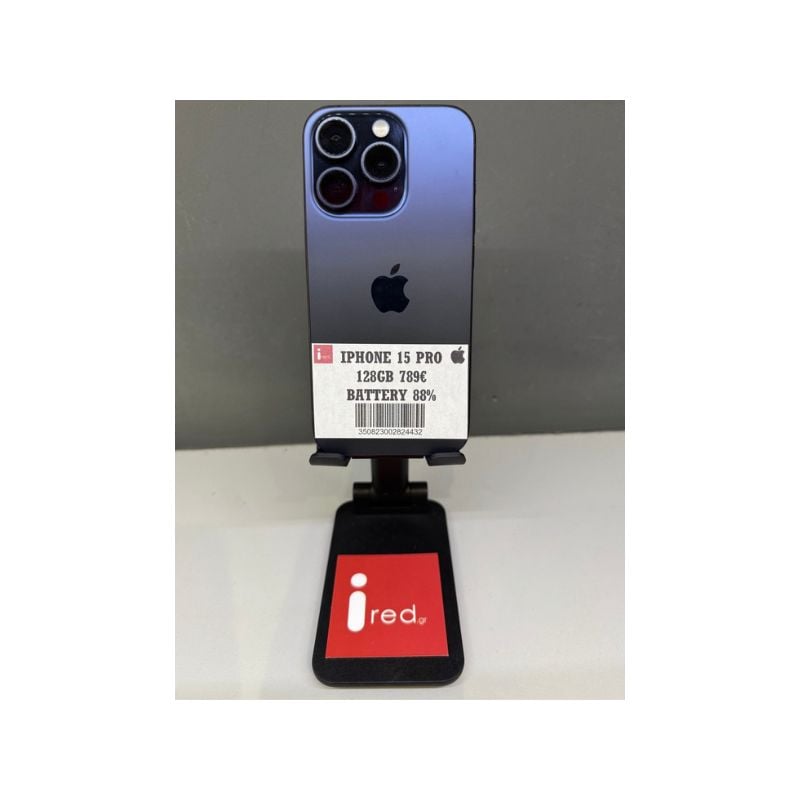 IPHONE 15-PRO 128GB BLUE TITANIUM ΜΕΤΑΧΕΙΡΙΣΜΕΝΟ