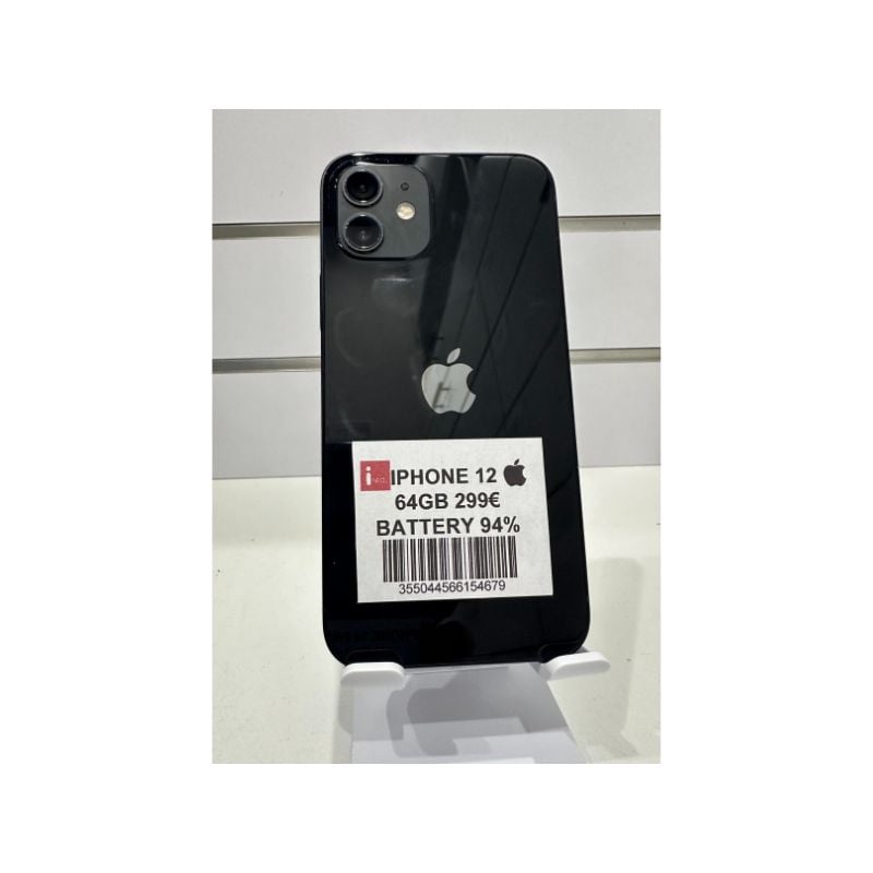 IPHONE 12 64GB BLACK ΜΕΤΑΧΕΙΡΙΣΜΕΝΟ