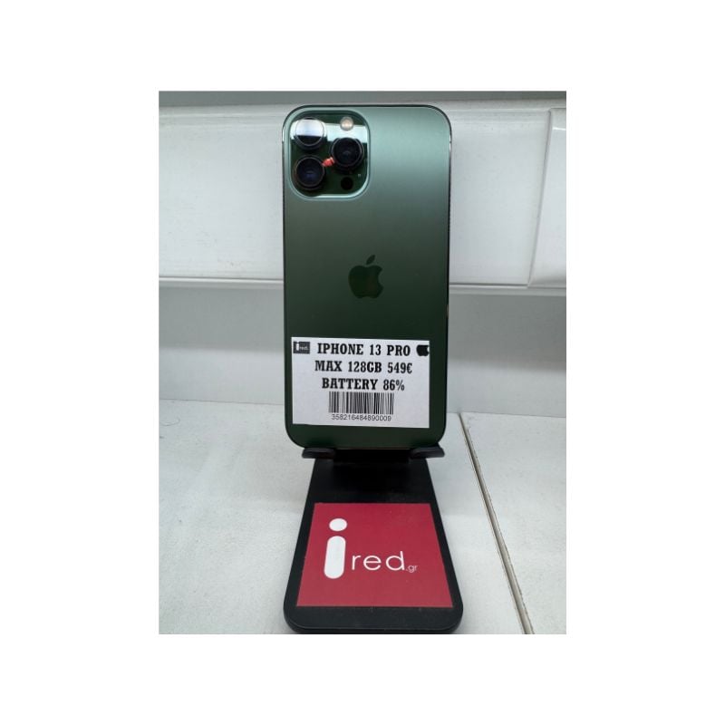 IPHONE 13-PRO-MAX 128GB ALPINE GREEN ΜΕΤΑΧΕΙΡΙΣΜΕΝΟ