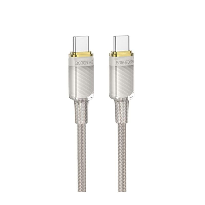 BOROFONE BU56 - SUCCEED CHARGING CABLE TYPE C TO TYPE C 60W 1.2M