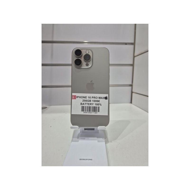 IPHONE 16-PRO-MAX 256GB NATURAL TITANIUM ΜΕΤΑΧΕΙΡΙΣΜΕΝΟ