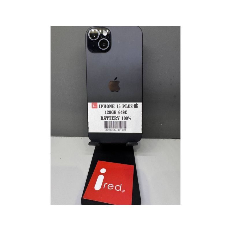 IPHONE 15 PLUS 128GB BLACK ΜΕΤΑΧΕΙΡΙΣΜΕΝΟ