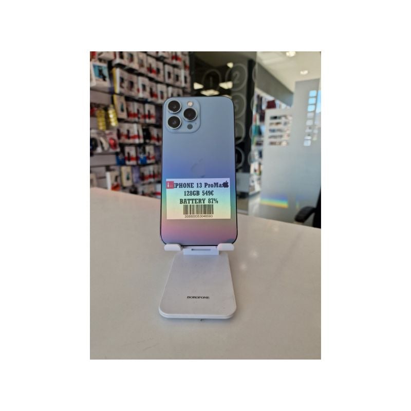 IPHONE 13-PRO-MAX 128GB ΜΕΤΑΧΕΙΡΙΣΜΕΝΟ ΜΠΛΕ