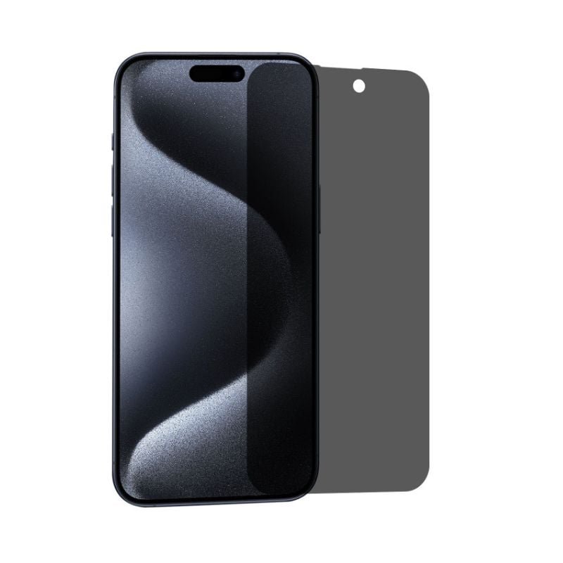 5D PRIVACY MATTE TEMPERED GLASS - IPHONE 15 PRO MAX
