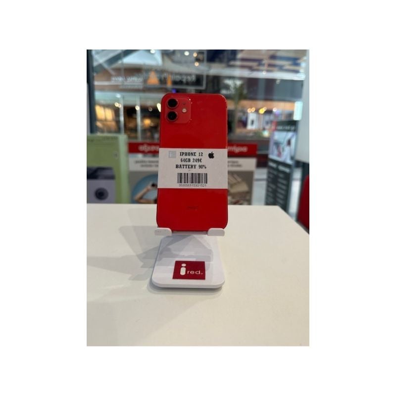 IPHONE 12 64GB ΜΕΤΑΧΕΙΡΙΣΜΕΝΟ ΚΟΚΚΙΝΟ