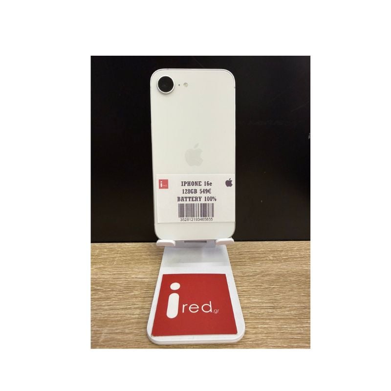 IPHONE 16E 128GB WHITE ΜΕΤΑΧΕΙΡΙΣΜΕΝΟ
