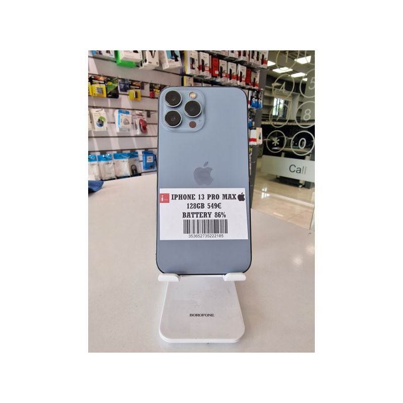 IPHONE 13-PRO-MAX 128GB SIERRA BLUE ΜΕΤΑΧΕΙΡΙΣΜΕΝΟ