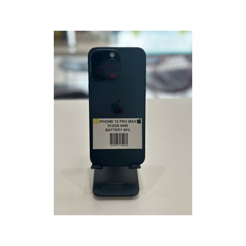 IPHONE 15-PRO-MAX 512GB BLUE TITANIUM ΜΕΤΑΧΕΙΡΙΣΜΕΝΟ