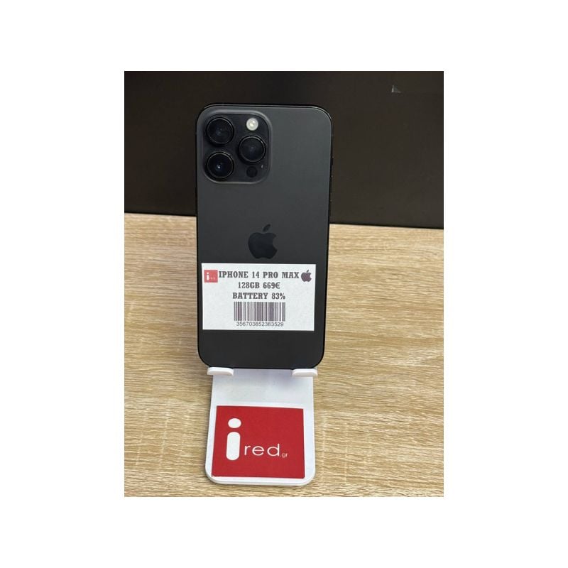 IPHONE 14-PRO-MAX 128GB SPACE BLACK ΜΕΤΑΧΕΙΡΙΣΜΕΝΟ