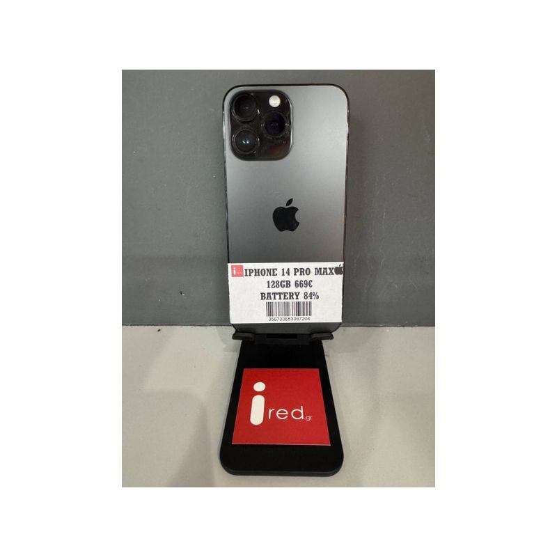 IPHONE 14-PRO-MAX 128GB BLACK ΜΕΤΑΧΕΙΡΙΣΜΕΝΟ