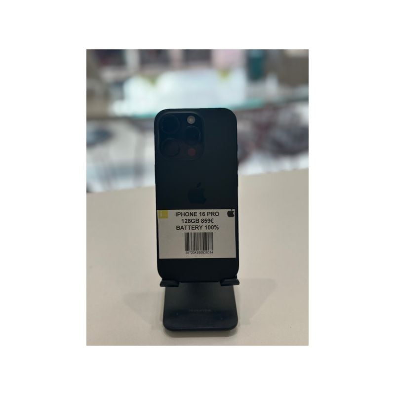 IPHONE 16-PRO 128GB BLACK TITANIUM ΜΕΤΑΧΕΙΡΙΣΜΕΝΟ