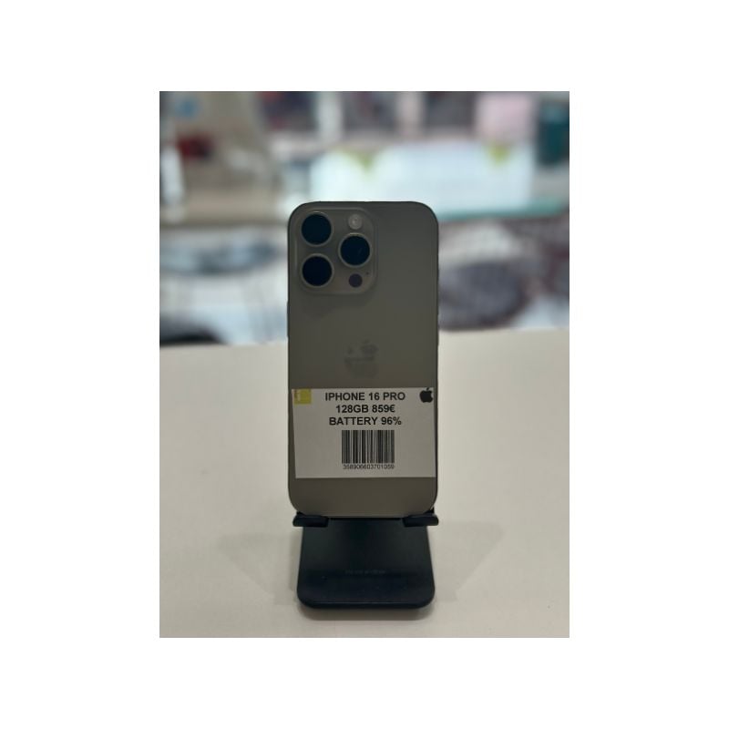 IPHONE 16-PRO 128GB NATURAL TITANIUM ΜΕΤΑΧΕΙΡΙΣΜΕΝΟ