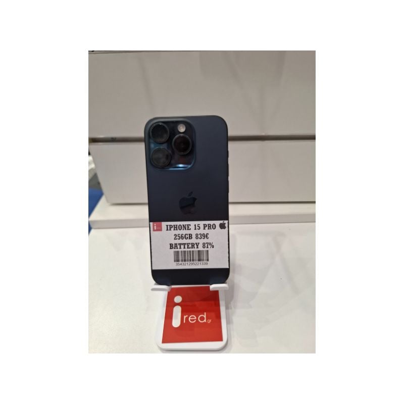 IPHONE 15-PRO 256GB BLUE ΜΕΤΑΧΕΙΡΙΣΜΕΝΟ