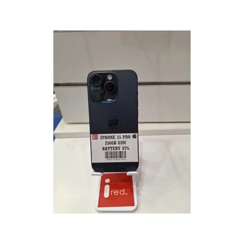 IPHONE 15-PRO 256GB BLUE ΜΕΤΑΧΕΙΡΙΣΜΕΝΟ